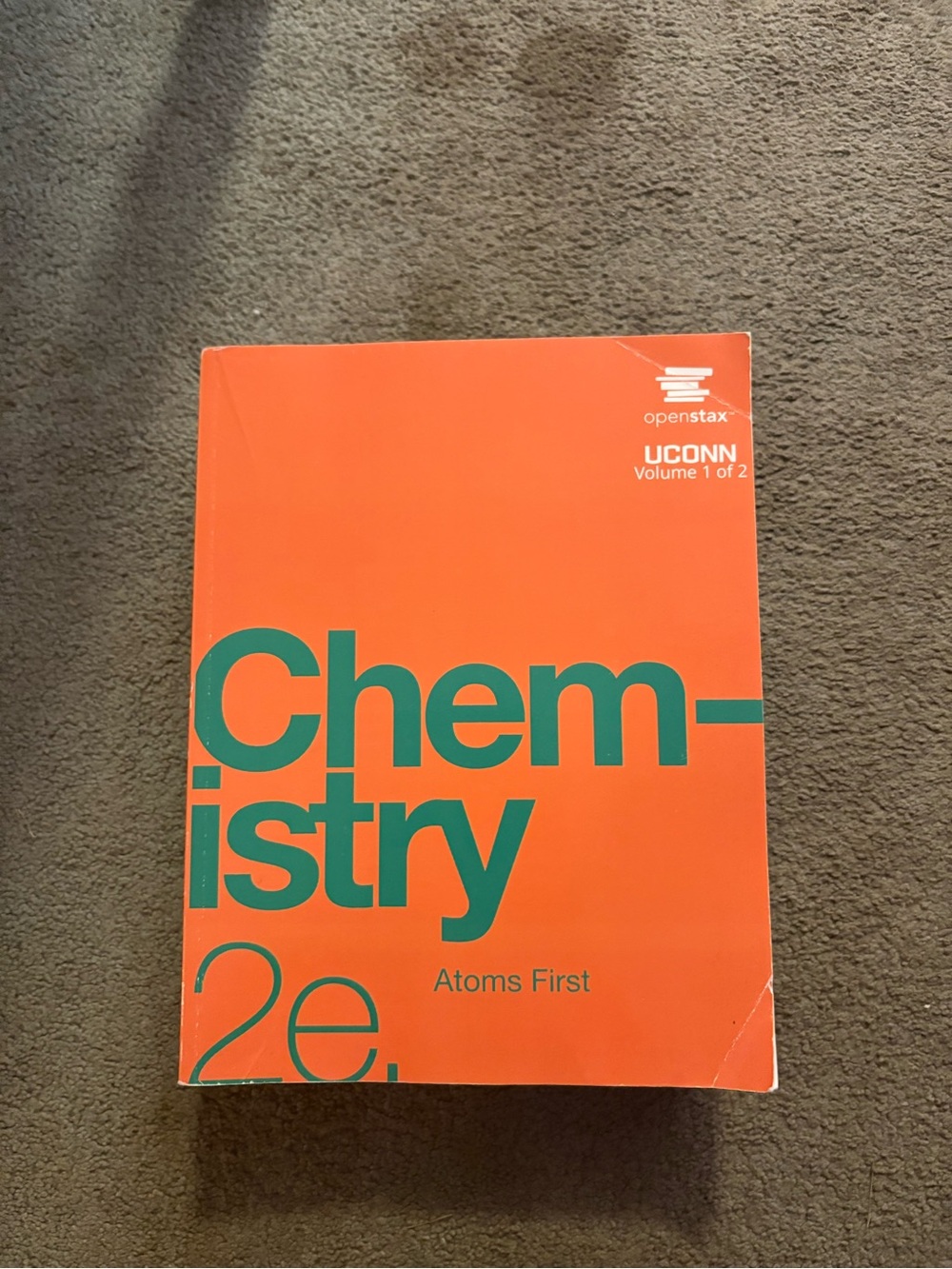 Orange Chemistry 2e Textbook Cover Accent